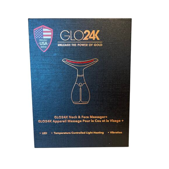 Glo 24K Neck and Face Massager+ - Picture 1 of 5